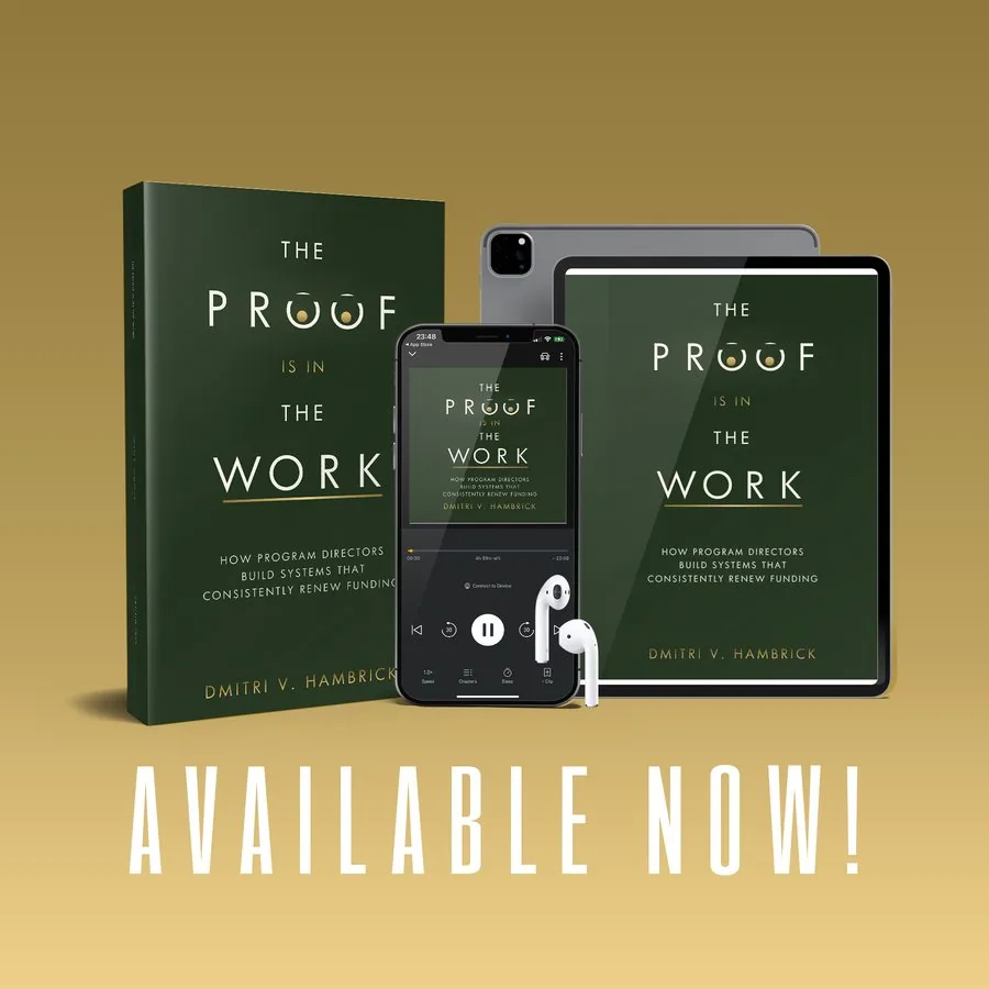 The Proof Is In The Work — available in paperback, ebook, and audiobook